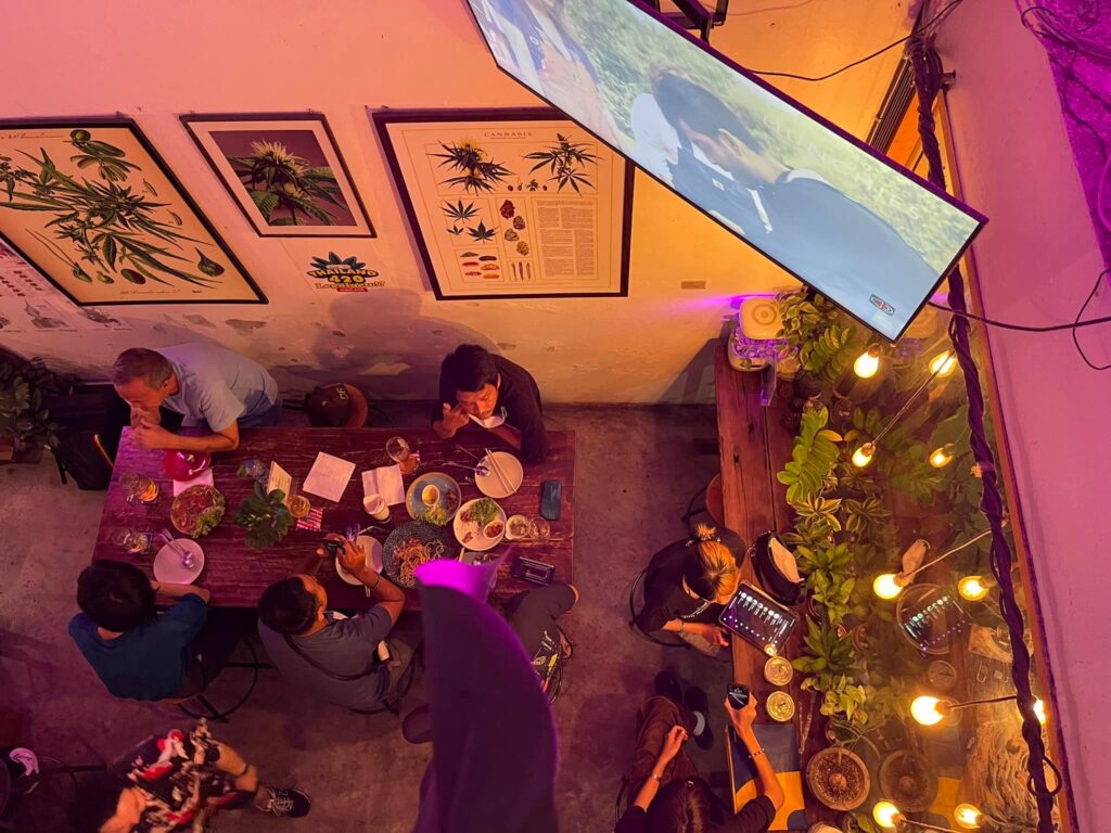 interior of Highland Cafe Bangkok