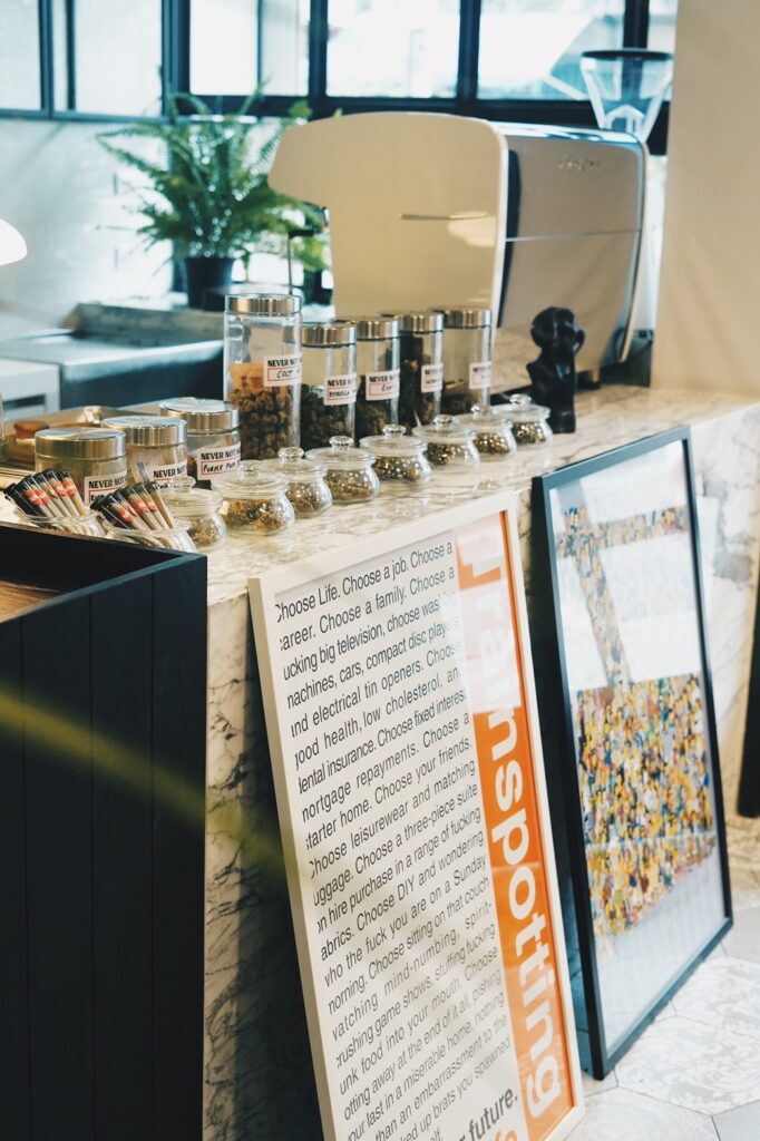 Dispensary storefront in Bangkok