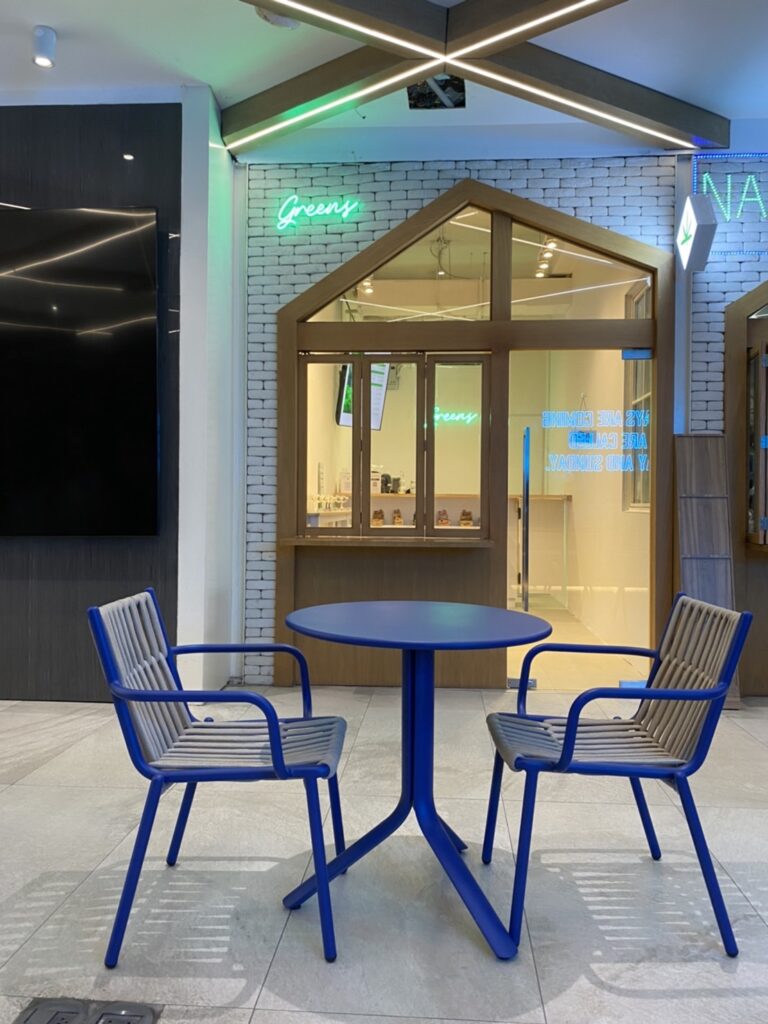 greens dispensary exterior