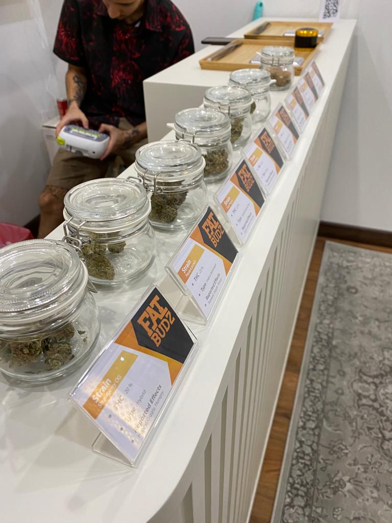 jars of cannabis fat budz