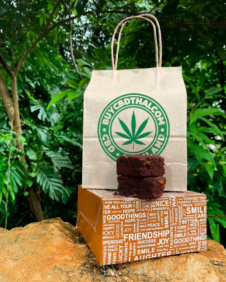 bag of brownie edibles thailand