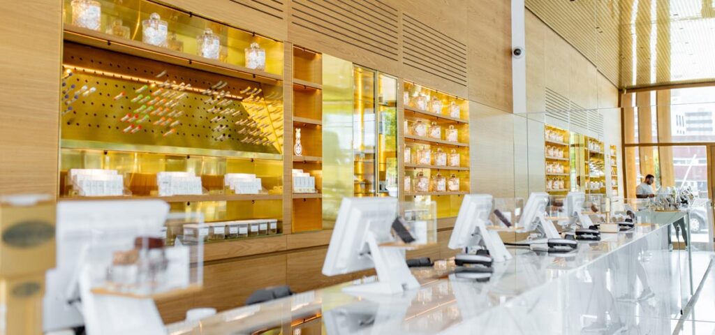 Cannabis dispensary store