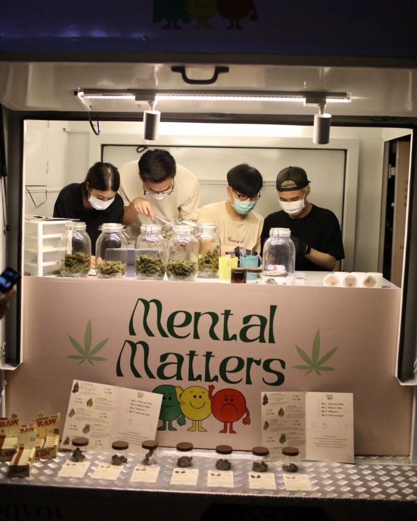 budtenders in weed truck thailand