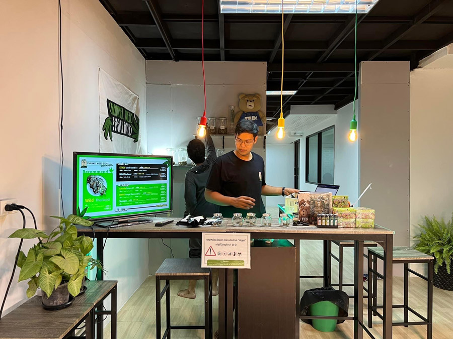 Channel Weed Bangkok Storefront