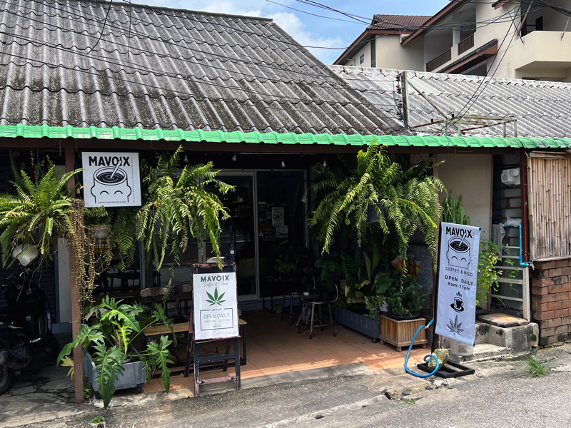 Mavoix outside storefront in Chiang Mai