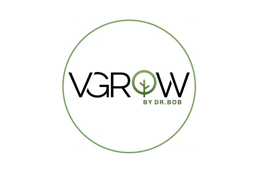 VGROW by Dr. Bob logo