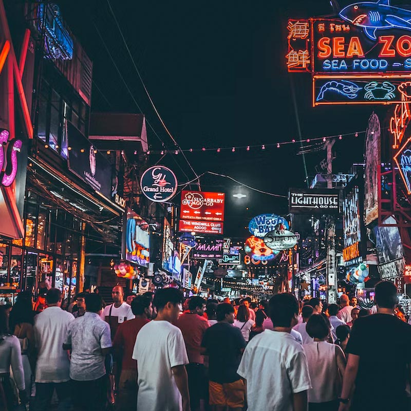 Nightlife and cannabis dispensaries in Pattaya