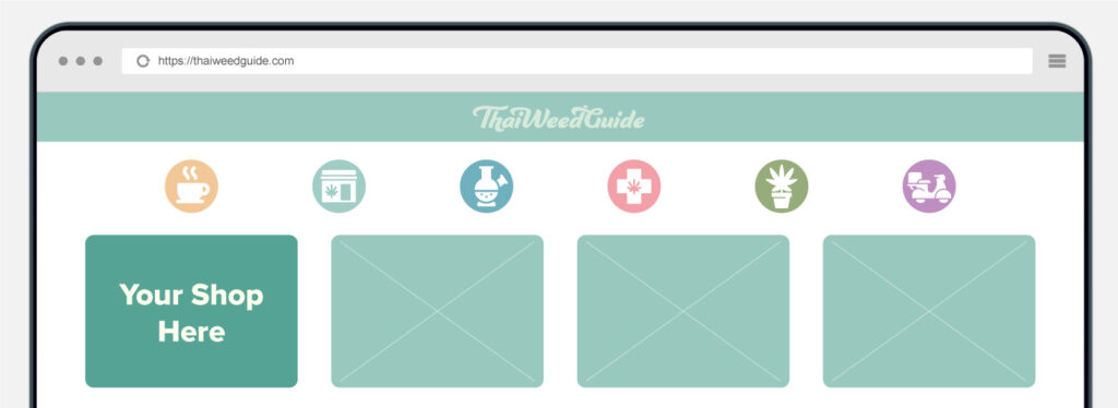 Desktop view of Thai Weed Guide