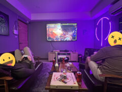 Gaming lounge at a cannabis dispensary in Thailand