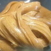 Close up of cannabis rosin